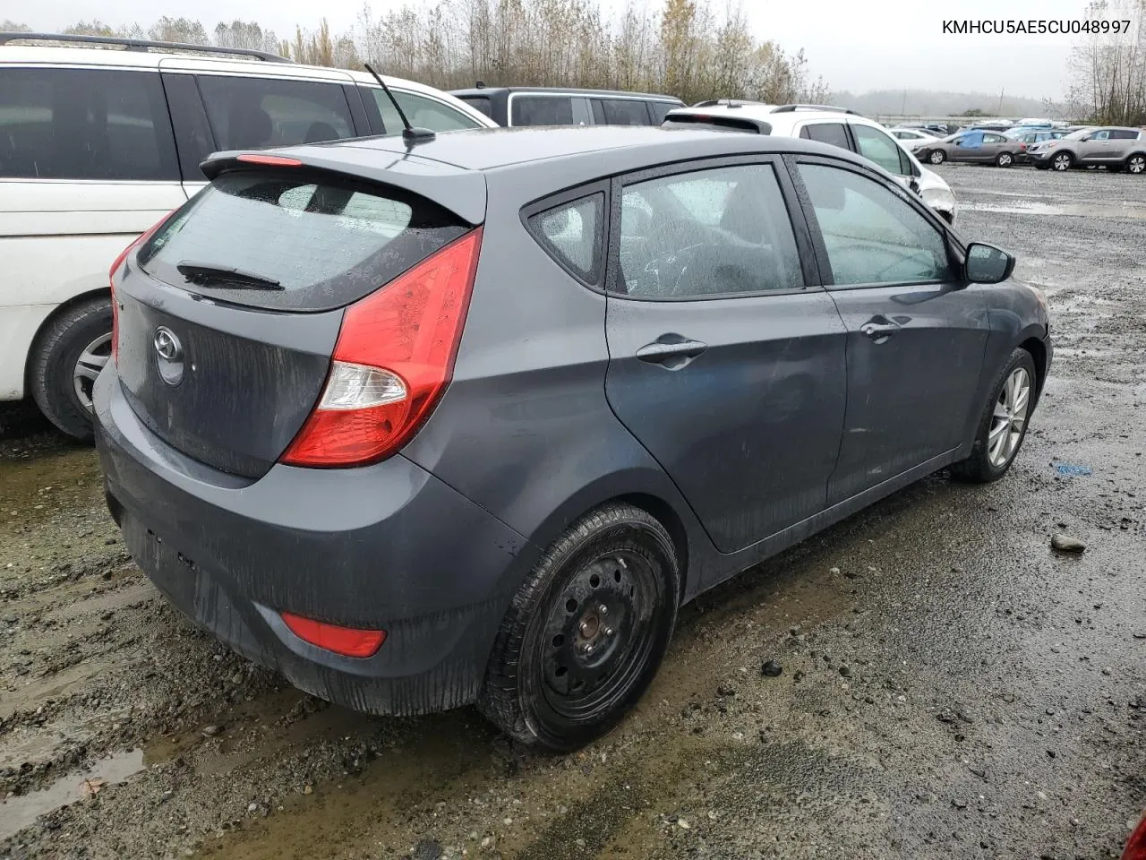 2012 Hyundai Accent Gls VIN: KMHCU5AE5CU048997 Lot: 78744904