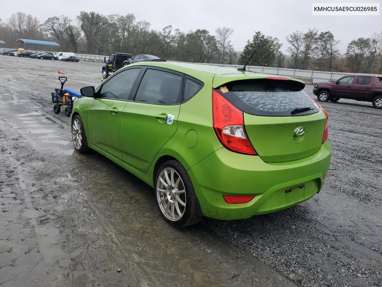 2012 Hyundai Accent Gls VIN: KMHCU5AE9CU026985 Lot: 79292104