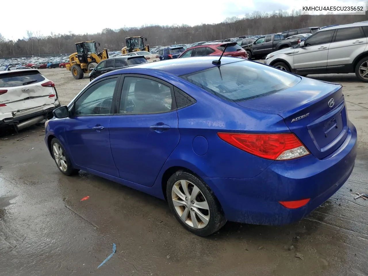 2012 Hyundai Accent Gls VIN: KMHCU4AE5CU235652 Lot: 79399444