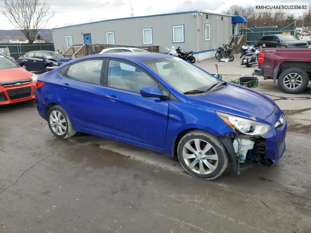 2012 Hyundai Accent Gls VIN: KMHCU4AE5CU235652 Lot: 79399444