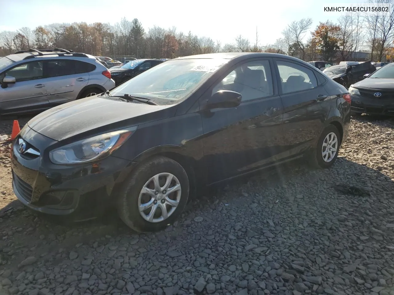 2012 Hyundai Accent Gls VIN: KMHCT4AE4CU156802 Lot: 79497124