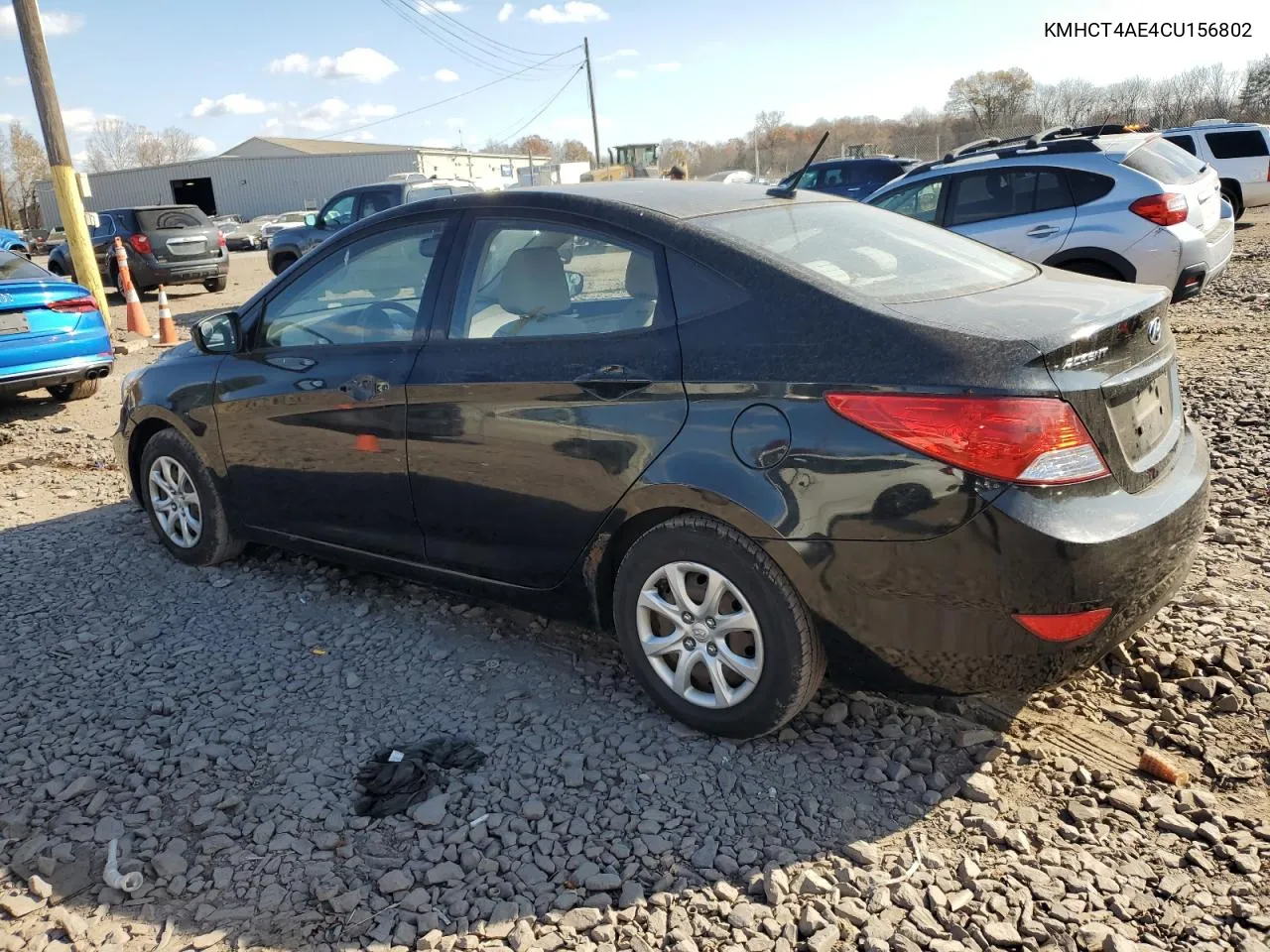 2012 Hyundai Accent Gls VIN: KMHCT4AE4CU156802 Lot: 79497124