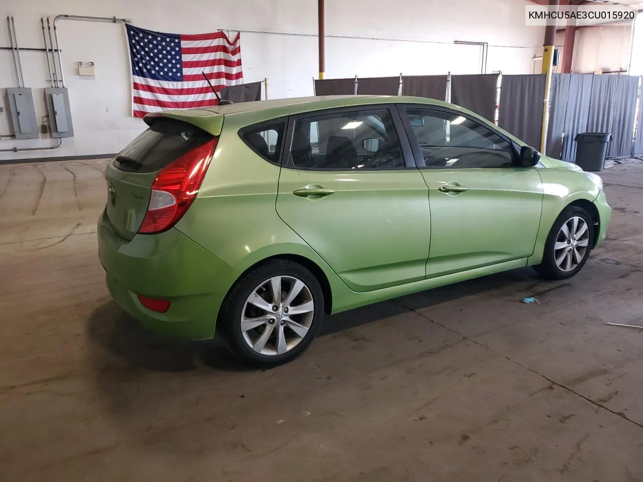 2012 Hyundai Accent Gls VIN: KMHCU5AE3CU015920 Lot: 79936394