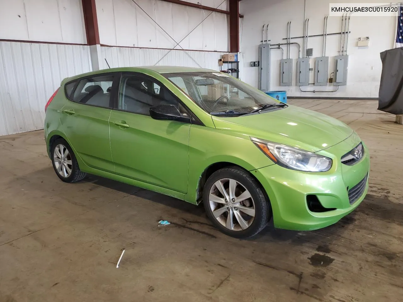 2012 Hyundai Accent Gls VIN: KMHCU5AE3CU015920 Lot: 79936394