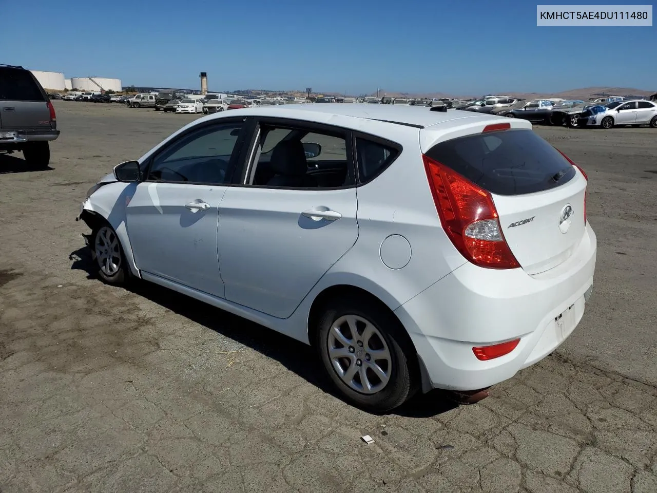 2013 Hyundai Accent Gls VIN: KMHCT5AE4DU111480 Lot: 60633884