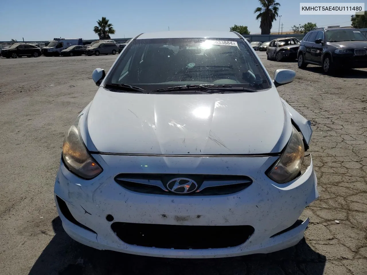 2013 Hyundai Accent Gls VIN: KMHCT5AE4DU111480 Lot: 60633884