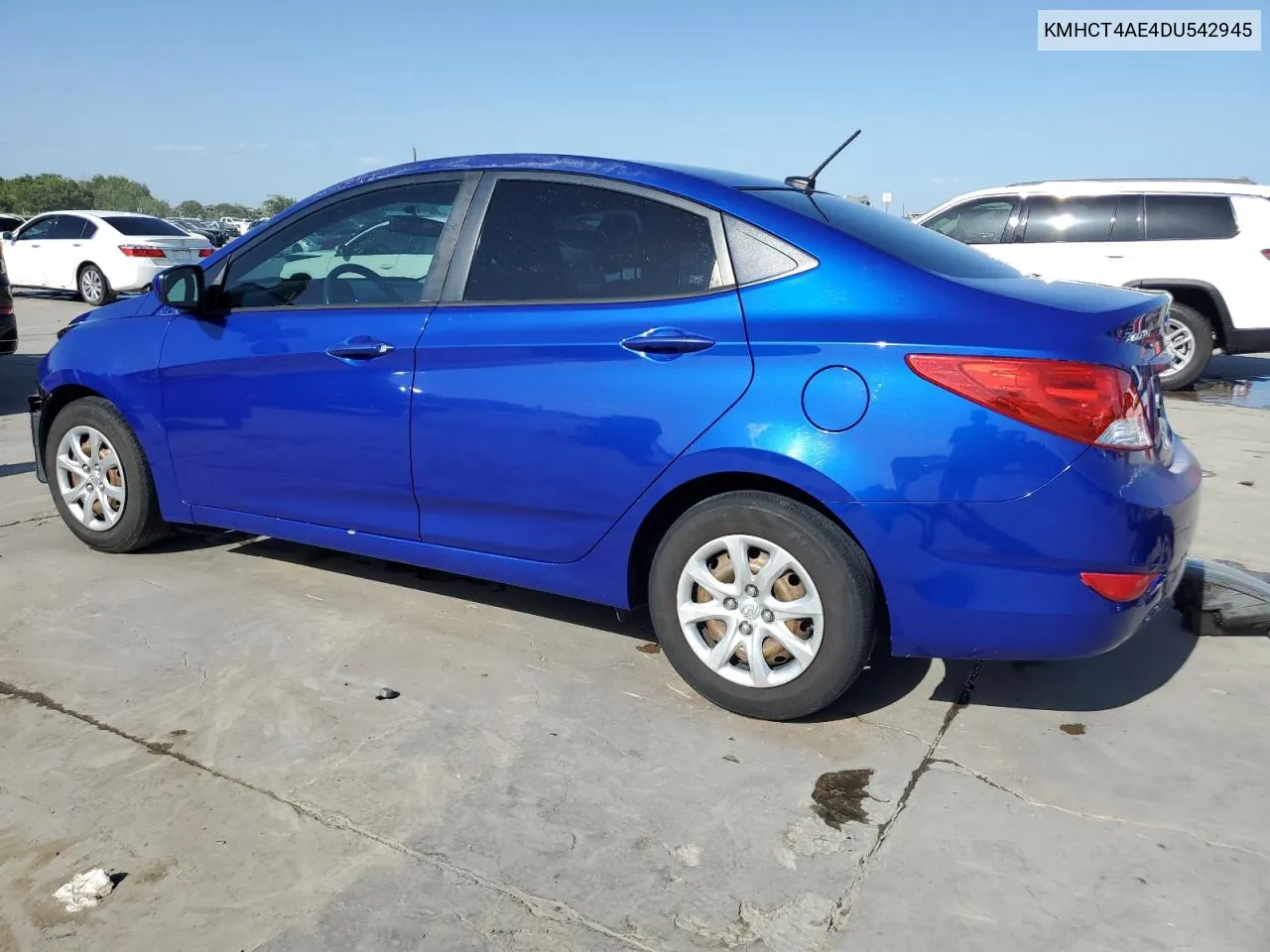 2013 Hyundai Accent Gls VIN: KMHCT4AE4DU542945 Lot: 61824354