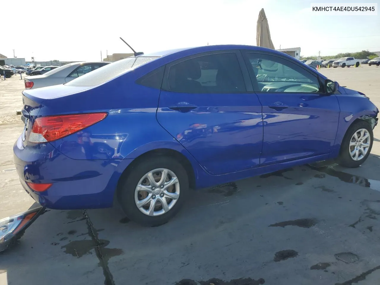 2013 Hyundai Accent Gls VIN: KMHCT4AE4DU542945 Lot: 61824354