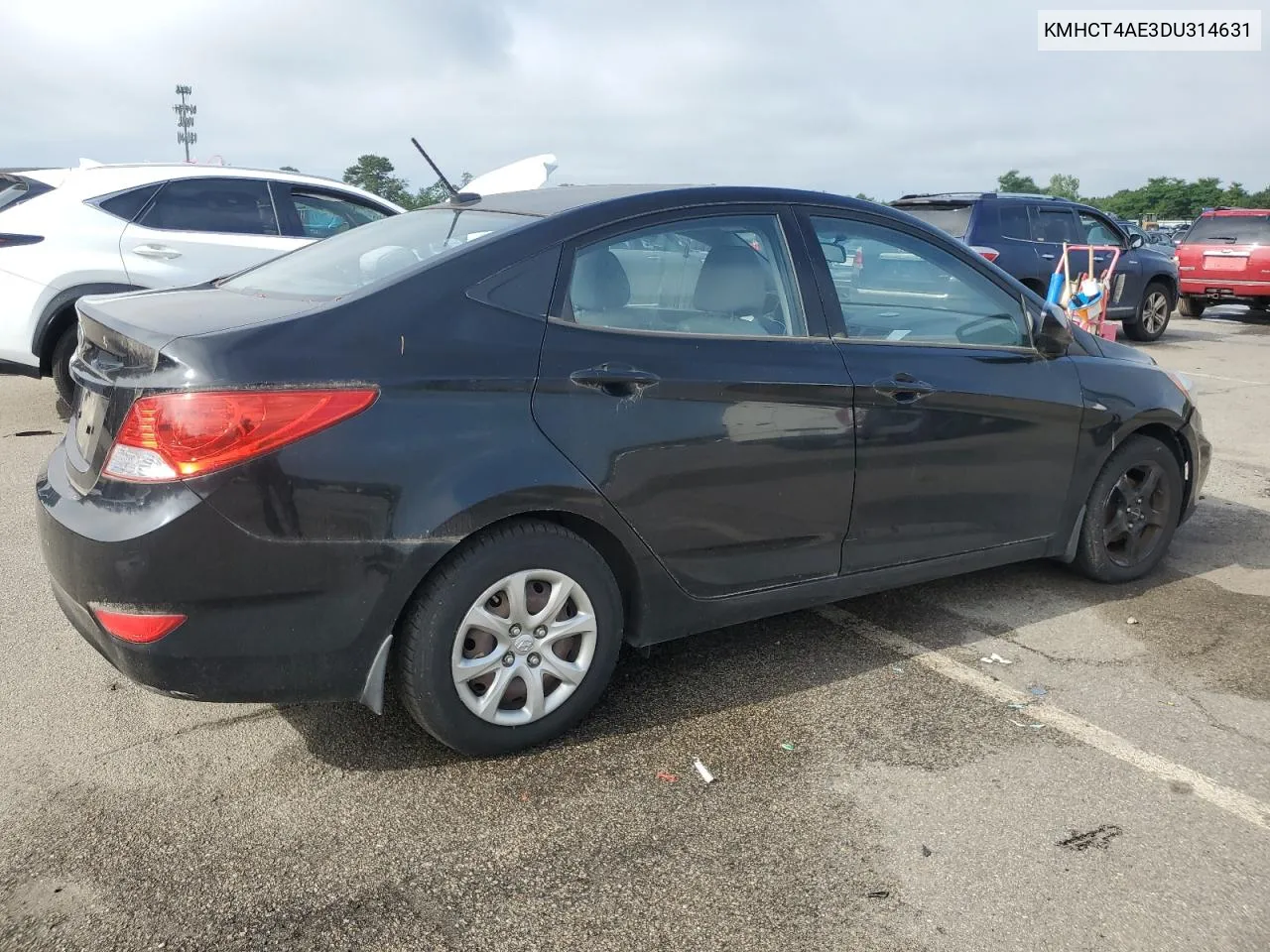 2013 Hyundai Accent Gls VIN: KMHCT4AE3DU314631 Lot: 62570294