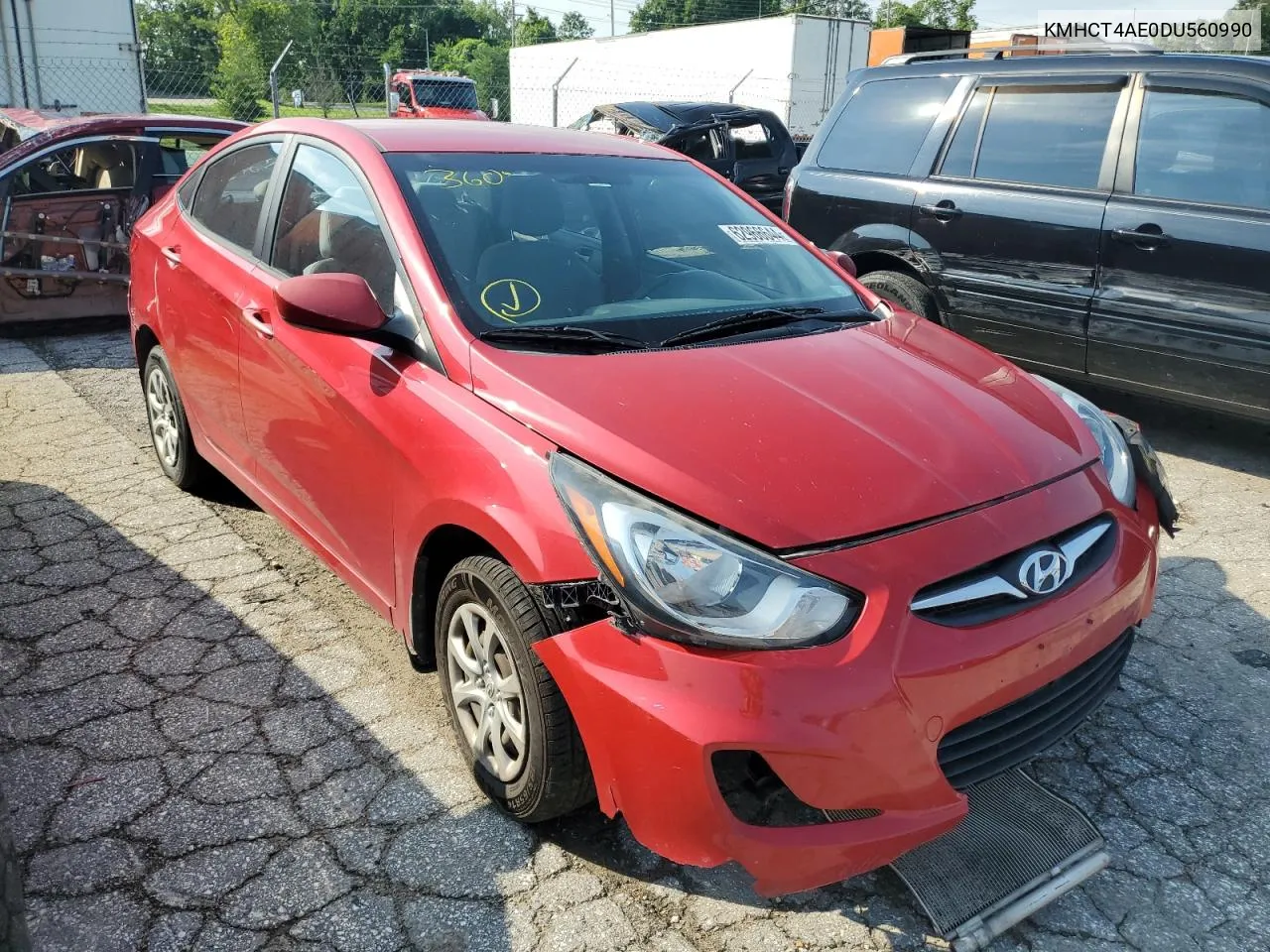 KMHCT4AE0DU560990 2013 Hyundai Accent Gls