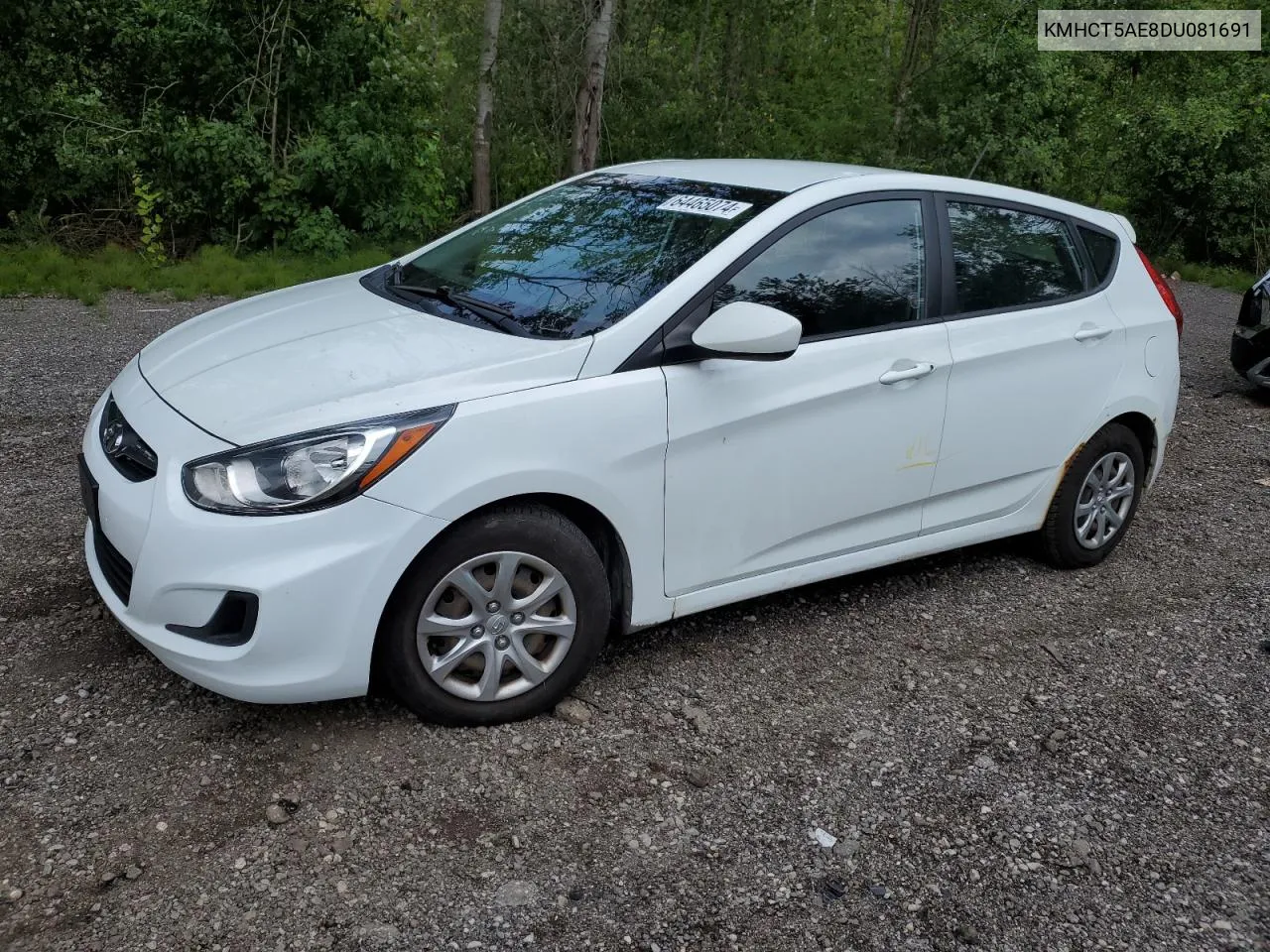 2013 Hyundai Accent Gls VIN: KMHCT5AE8DU081691 Lot: 64465074