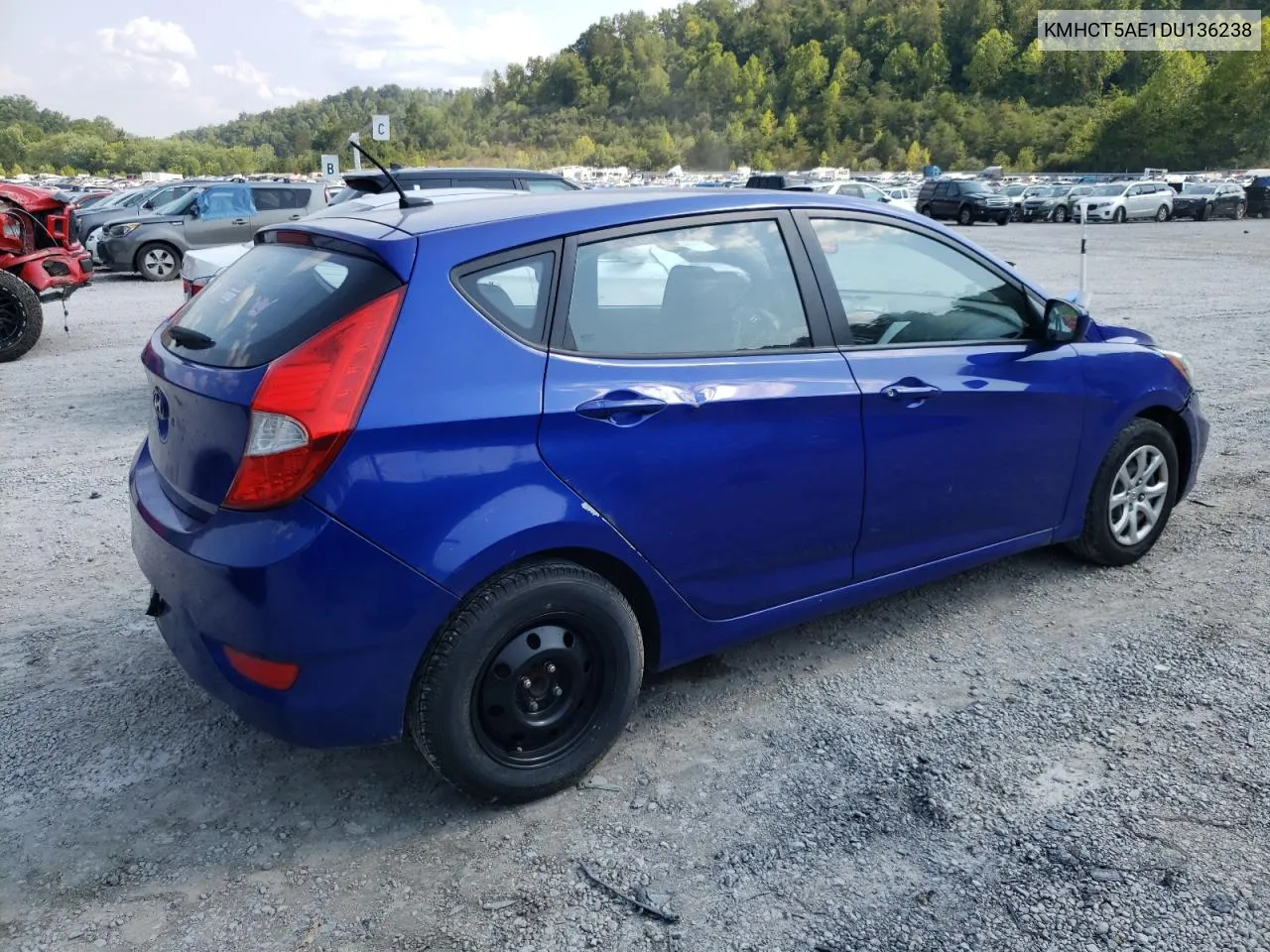 2013 Hyundai Accent Gls VIN: KMHCT5AE1DU136238 Lot: 65245534