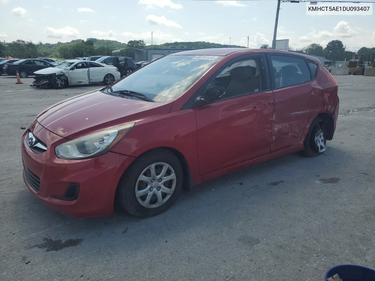 2013 Hyundai Accent Gls VIN: KMHCT5AE1DU093407 Lot: 65286524