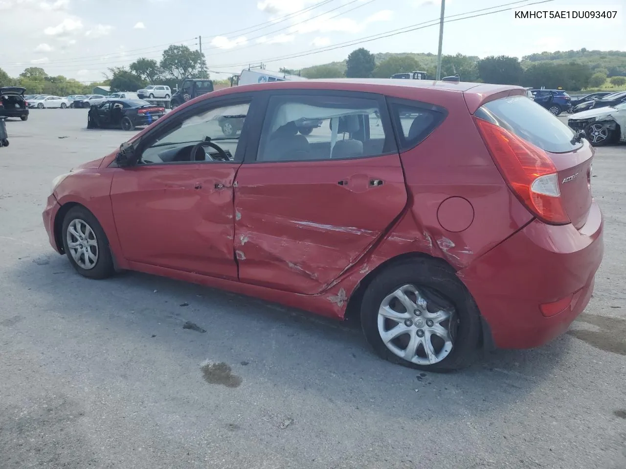 2013 Hyundai Accent Gls VIN: KMHCT5AE1DU093407 Lot: 65286524