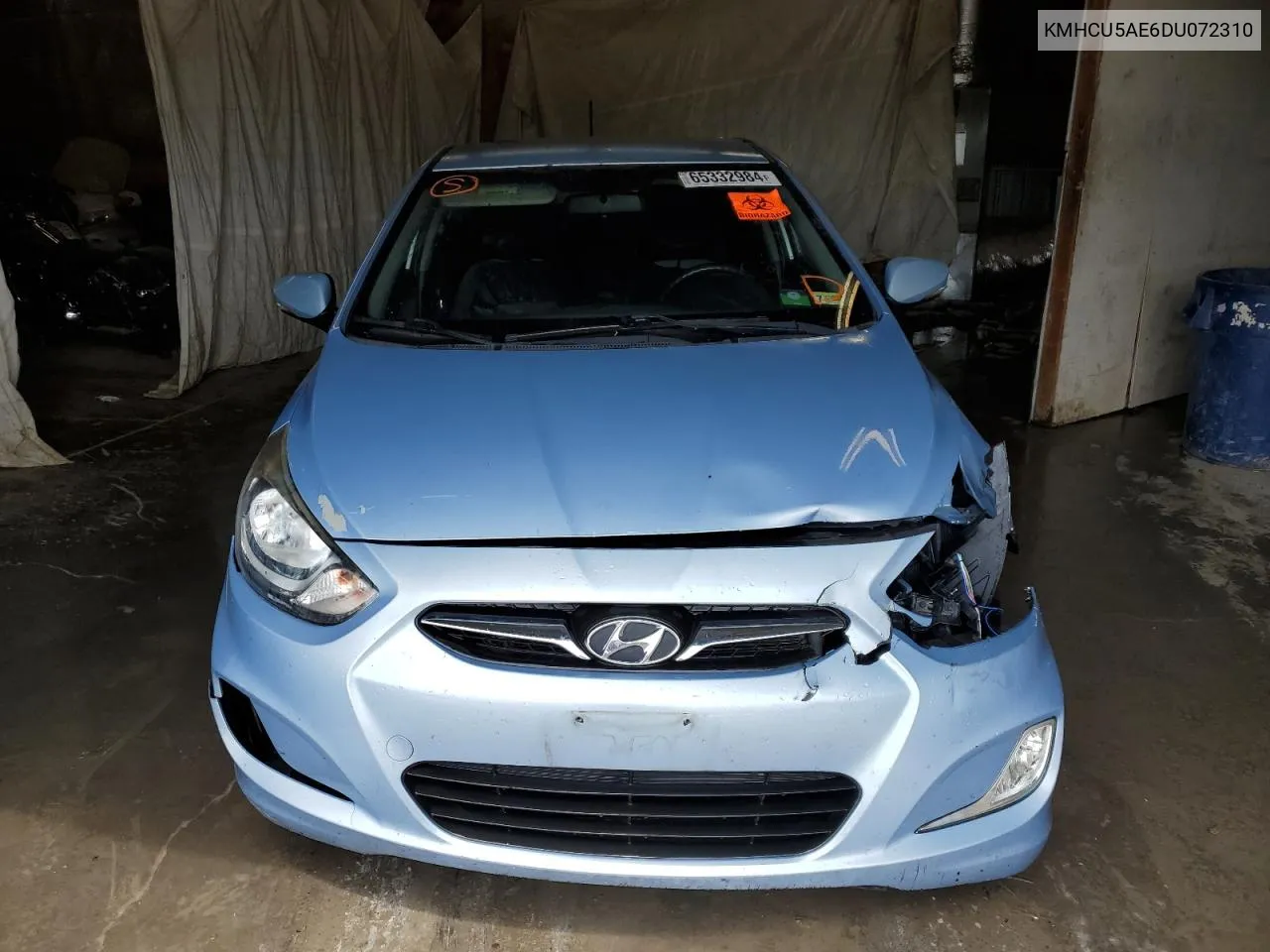 KMHCU5AE6DU072310 2013 Hyundai Accent Gls