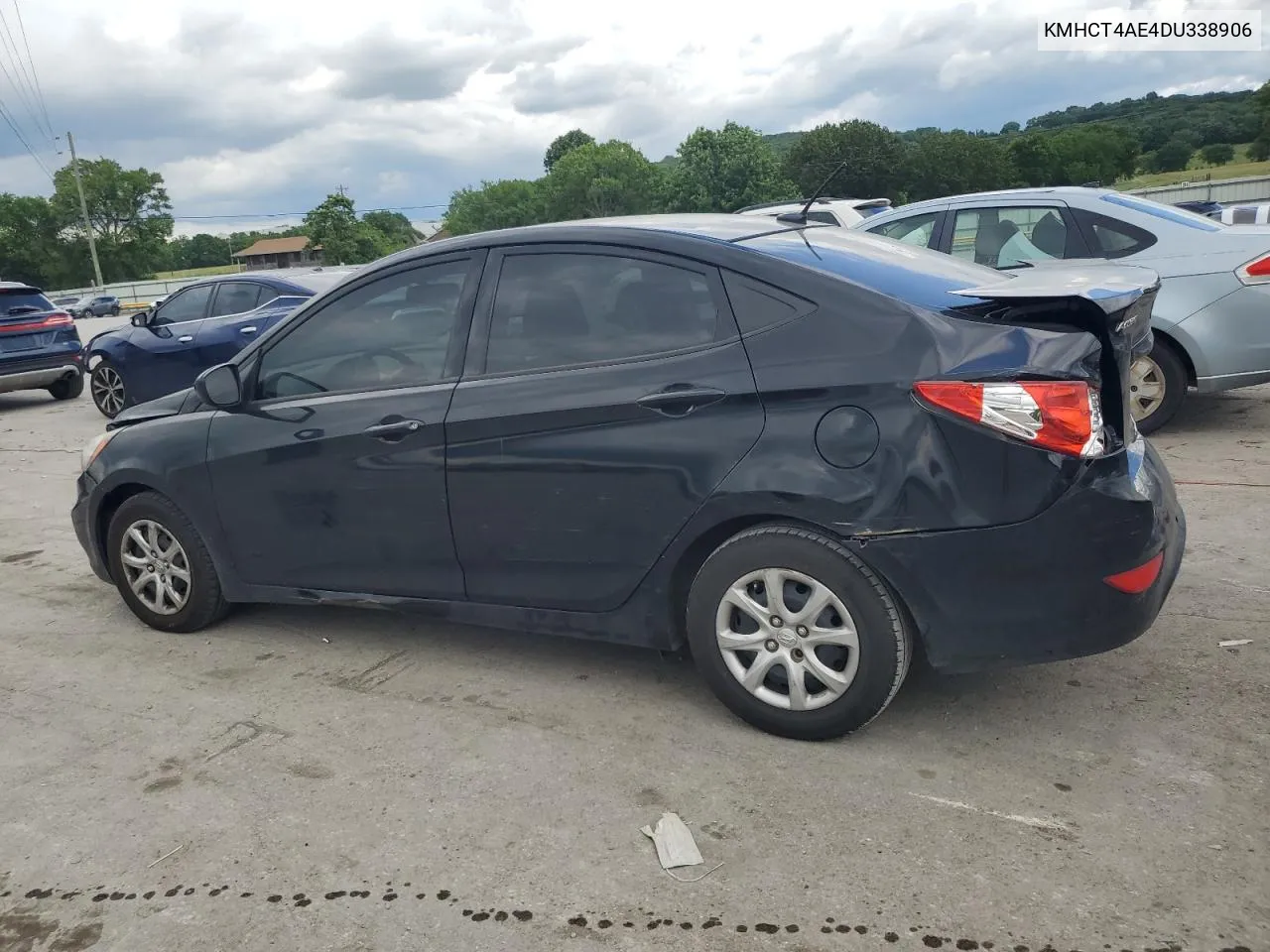 2013 Hyundai Accent Gls VIN: KMHCT4AE4DU338906 Lot: 66304214