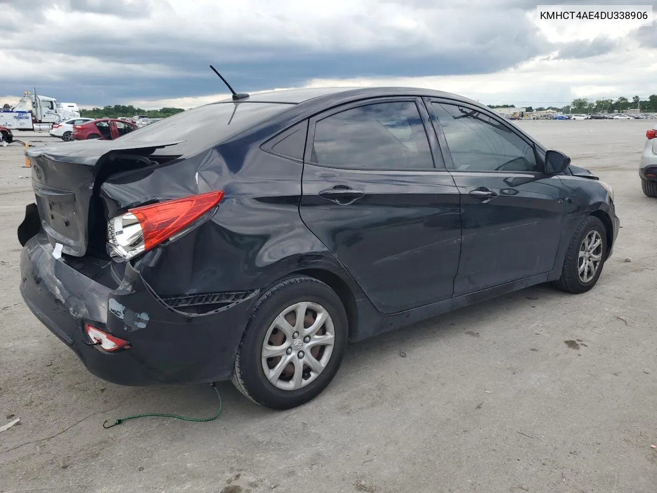 2013 Hyundai Accent Gls VIN: KMHCT4AE4DU338906 Lot: 66304214