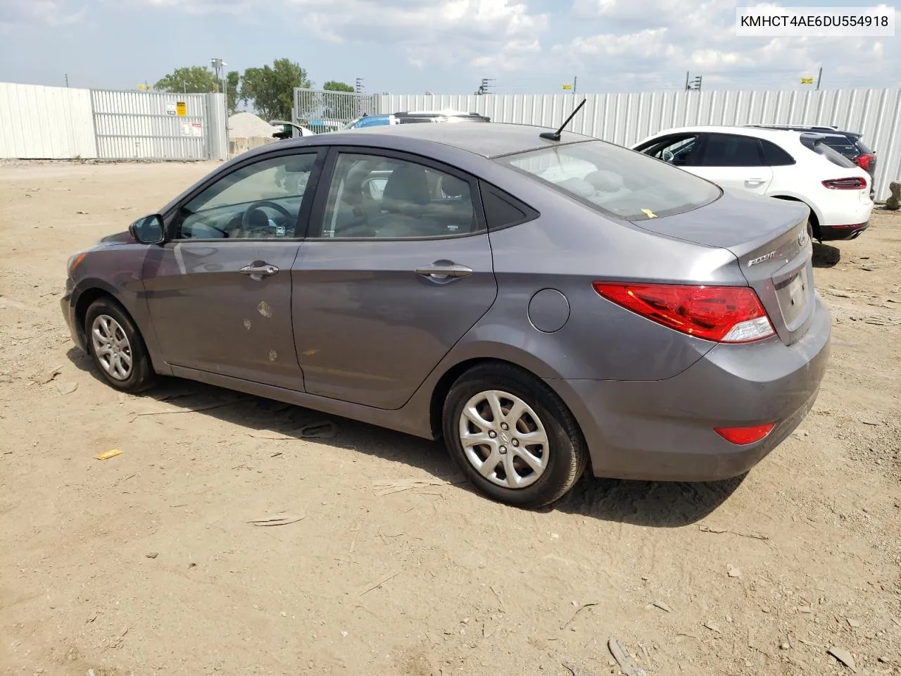 2013 Hyundai Accent Gls VIN: KMHCT4AE6DU554918 Lot: 67333434