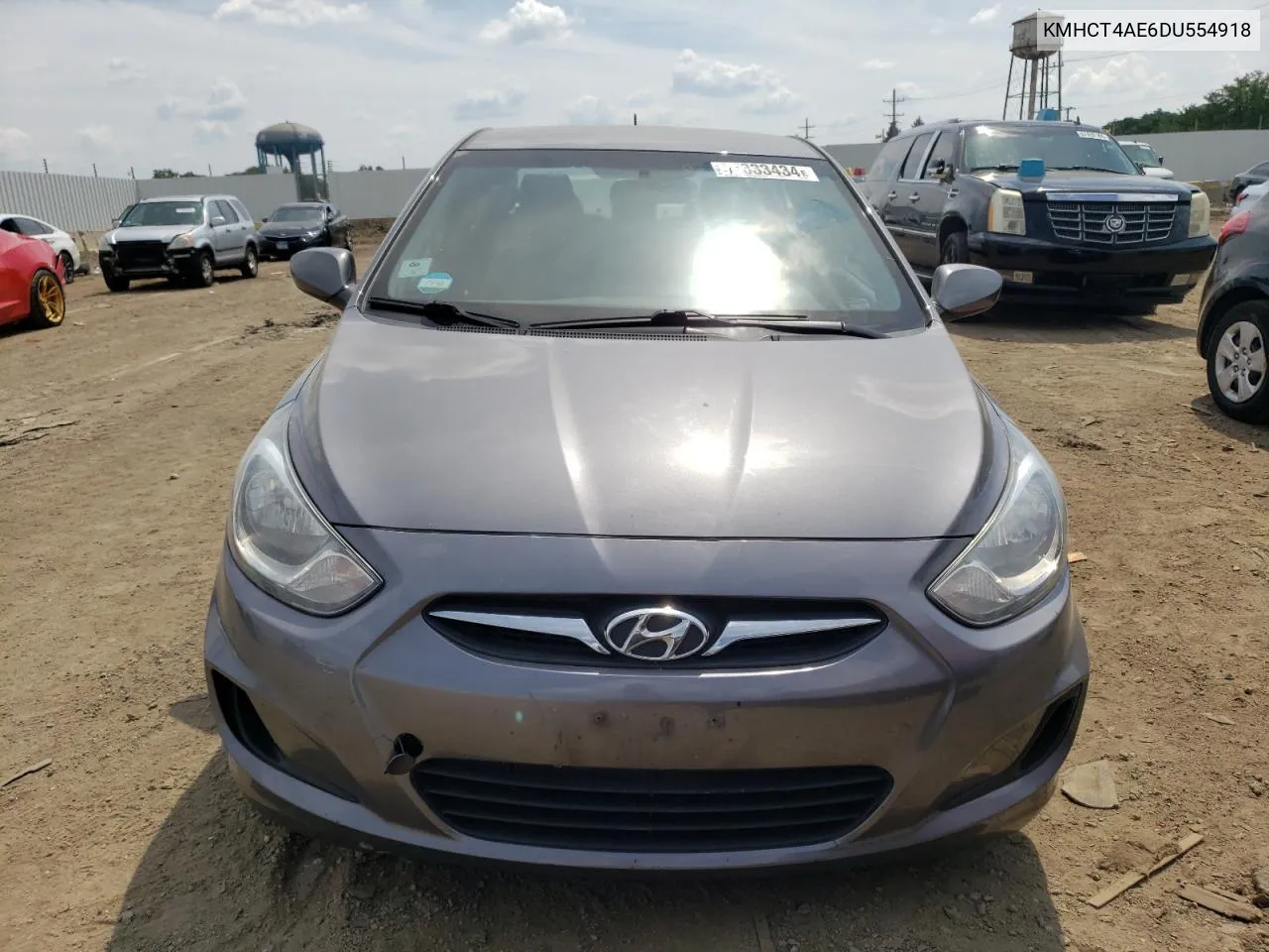 2013 Hyundai Accent Gls VIN: KMHCT4AE6DU554918 Lot: 67333434