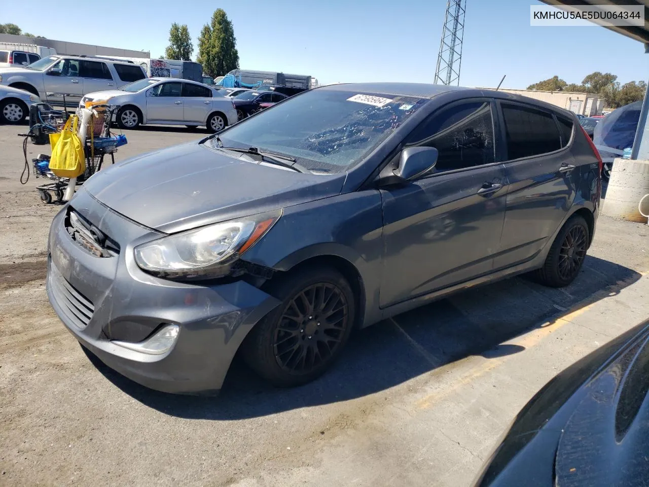 KMHCU5AE5DU064344 2013 Hyundai Accent Gls