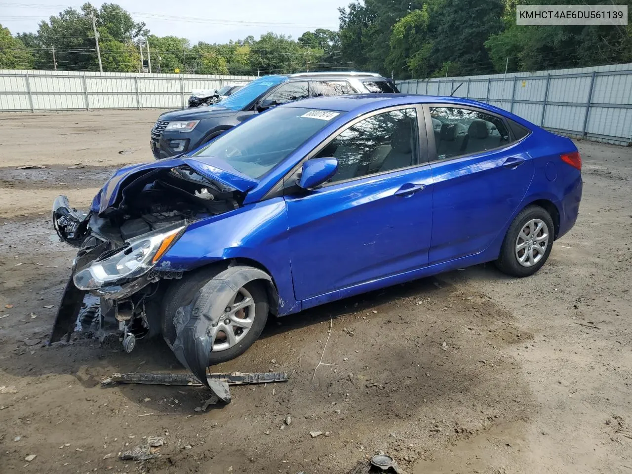 2013 Hyundai Accent Gls VIN: KMHCT4AE6DU561139 Lot: 68007874