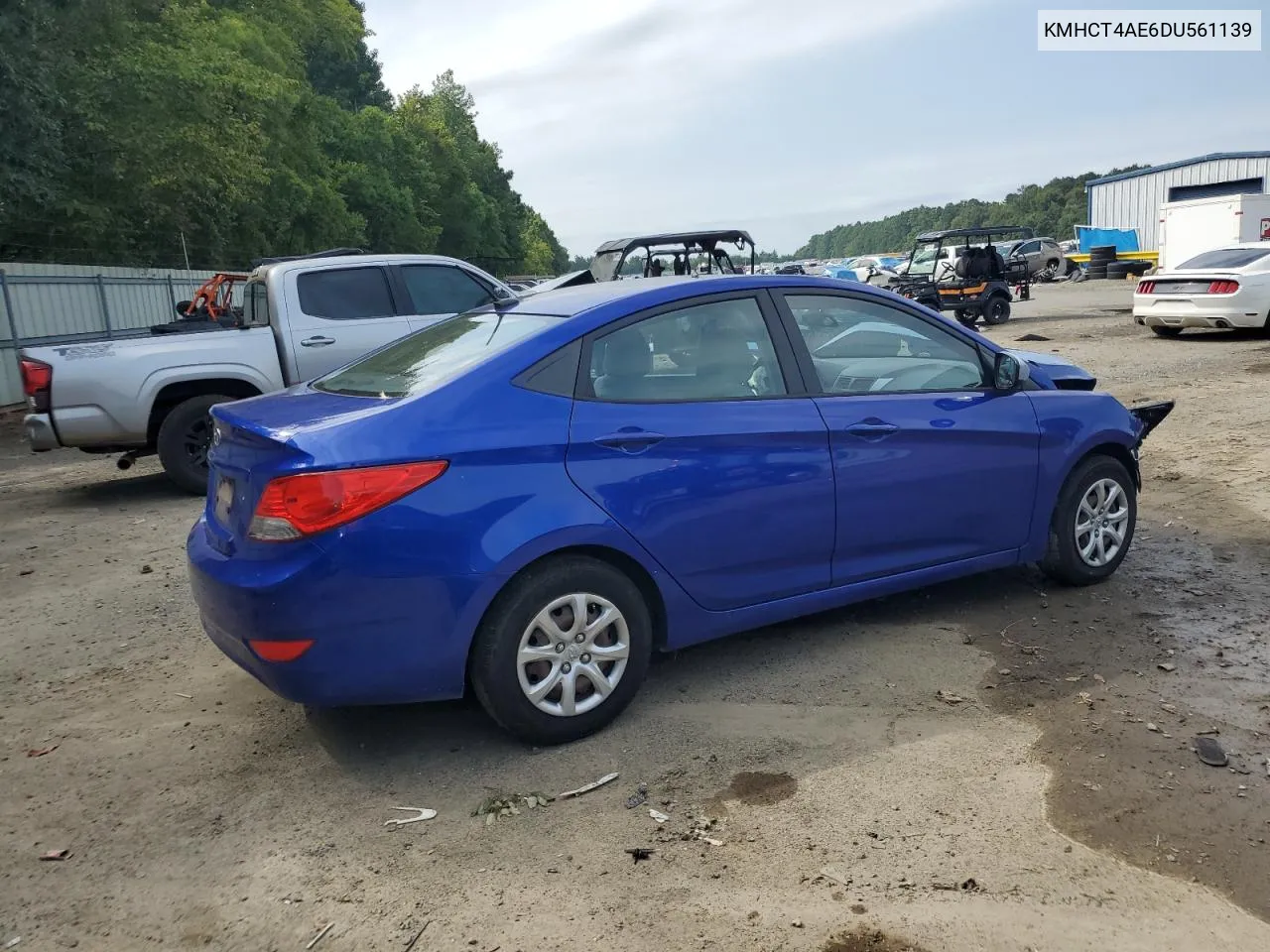 2013 Hyundai Accent Gls VIN: KMHCT4AE6DU561139 Lot: 68007874