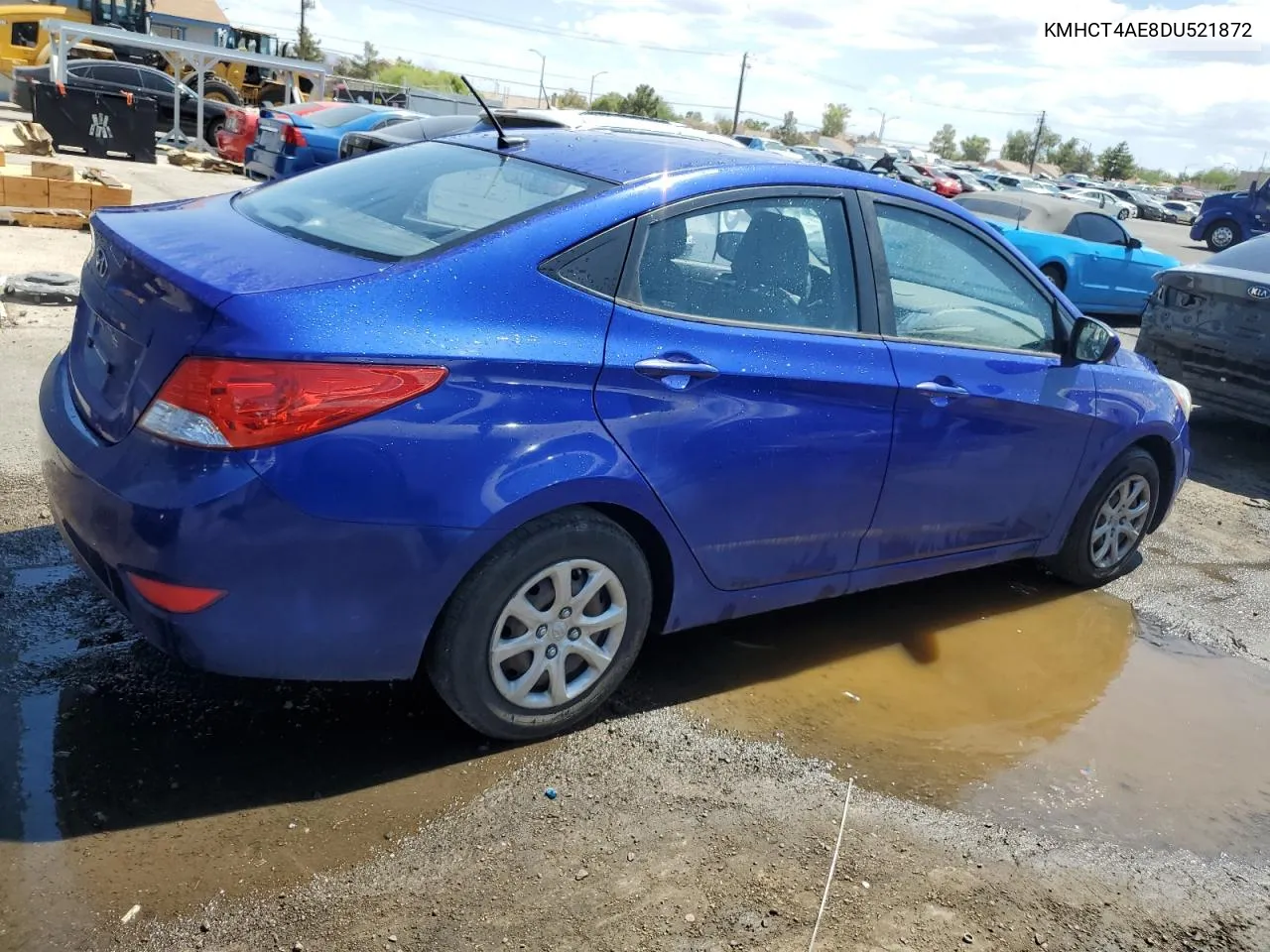 2013 Hyundai Accent Gls VIN: KMHCT4AE8DU521872 Lot: 68222724