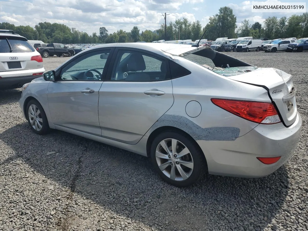 2013 Hyundai Accent Gls VIN: KMHCU4AE4DU315199 Lot: 68261904