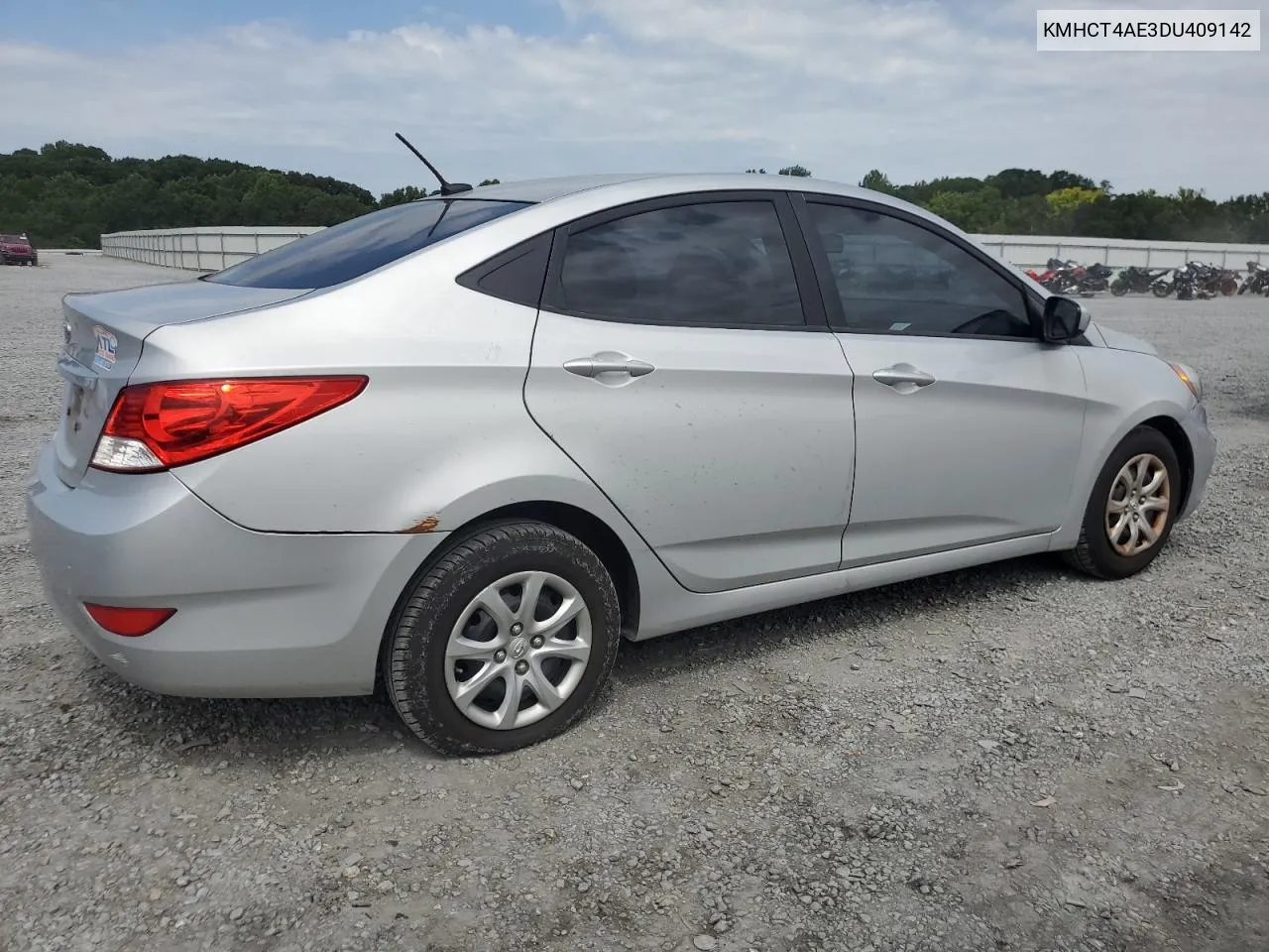 2013 Hyundai Accent Gls VIN: KMHCT4AE3DU409142 Lot: 68554834