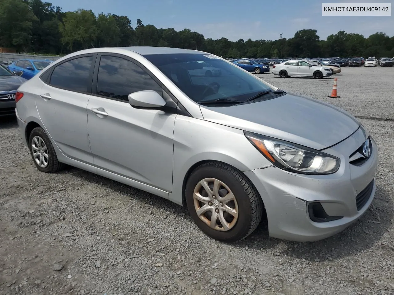 2013 Hyundai Accent Gls VIN: KMHCT4AE3DU409142 Lot: 68554834