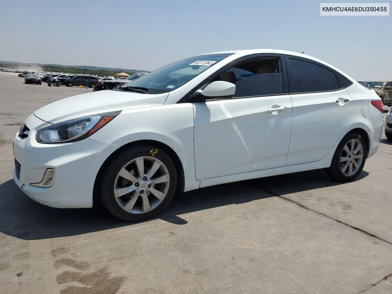 2013 Hyundai Accent Gls VIN: KMHCU4AE6DU350455 Lot: 68571364