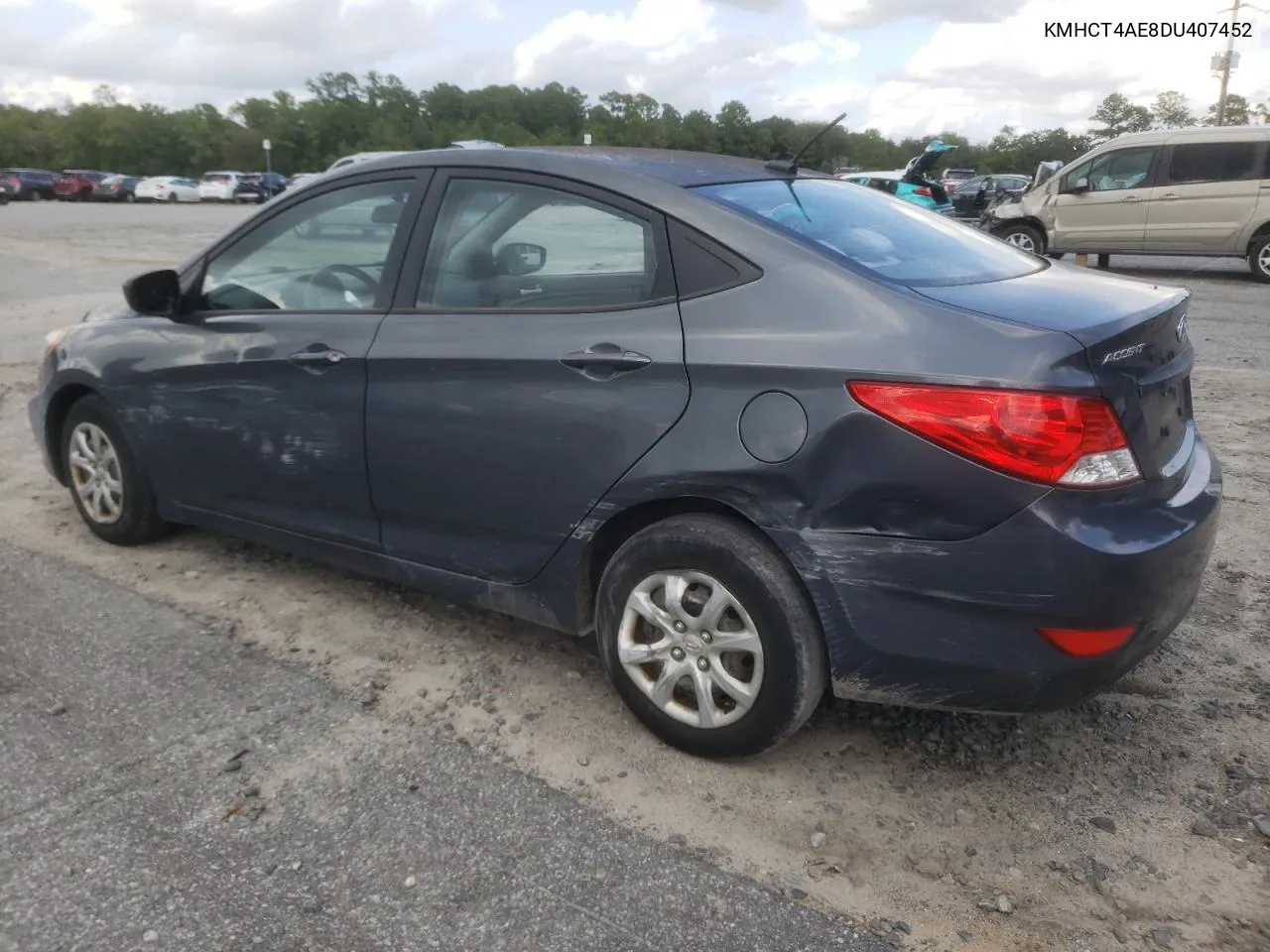 KMHCT4AE8DU407452 2013 Hyundai Accent Gls