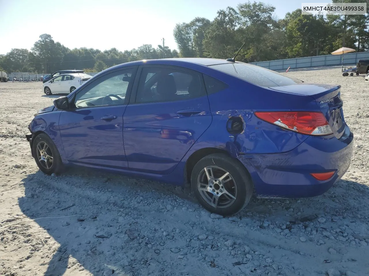 2013 Hyundai Accent Gls VIN: KMHCT4AE3DU499358 Lot: 68642124