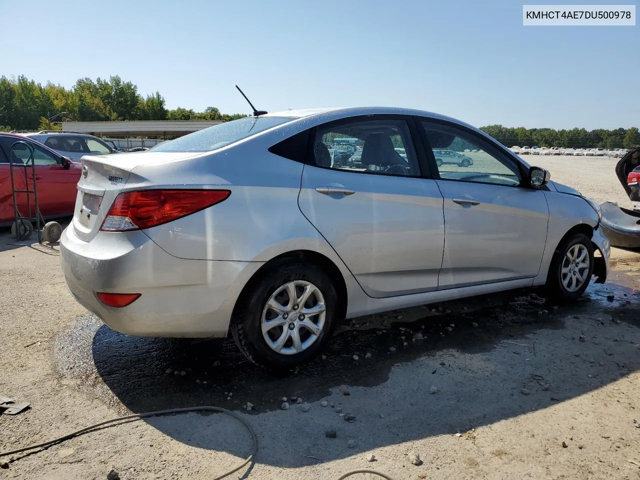 2013 Hyundai Accent Gls VIN: KMHCT4AE7DU500978 Lot: 68845744