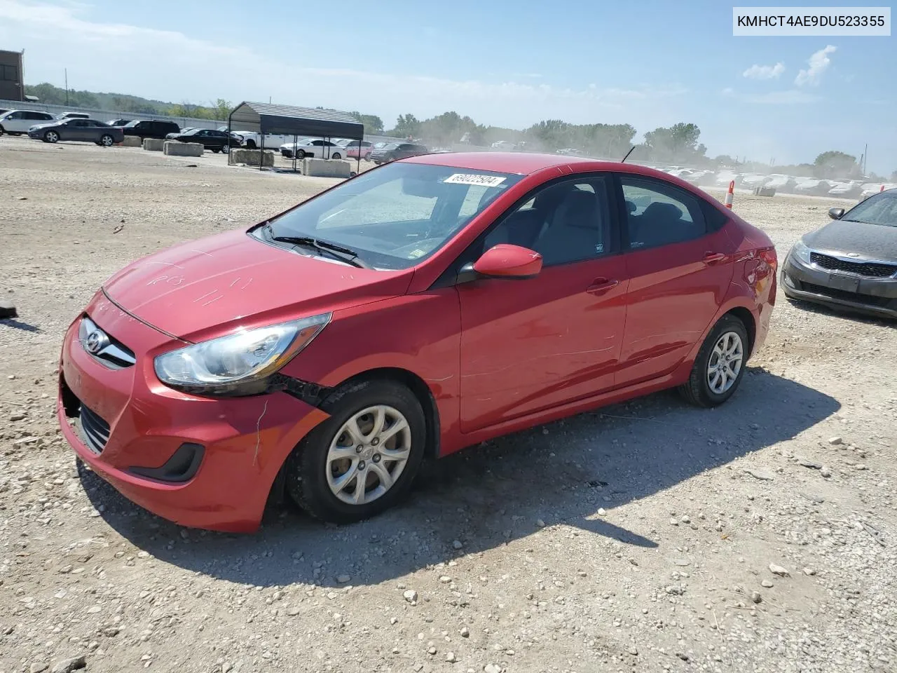 2013 Hyundai Accent Gls VIN: KMHCT4AE9DU523355 Lot: 69022504