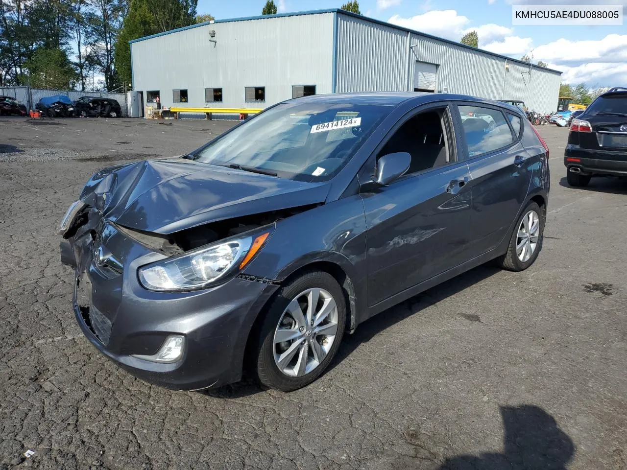 KMHCU5AE4DU088005 2013 Hyundai Accent Gls