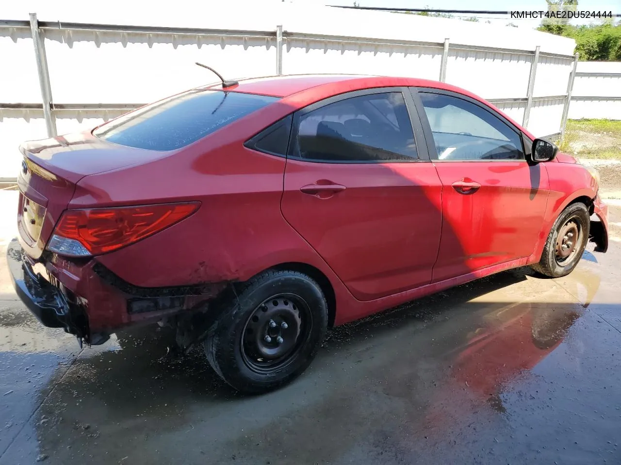 2013 Hyundai Accent Gls VIN: KMHCT4AE2DU524444 Lot: 69522174