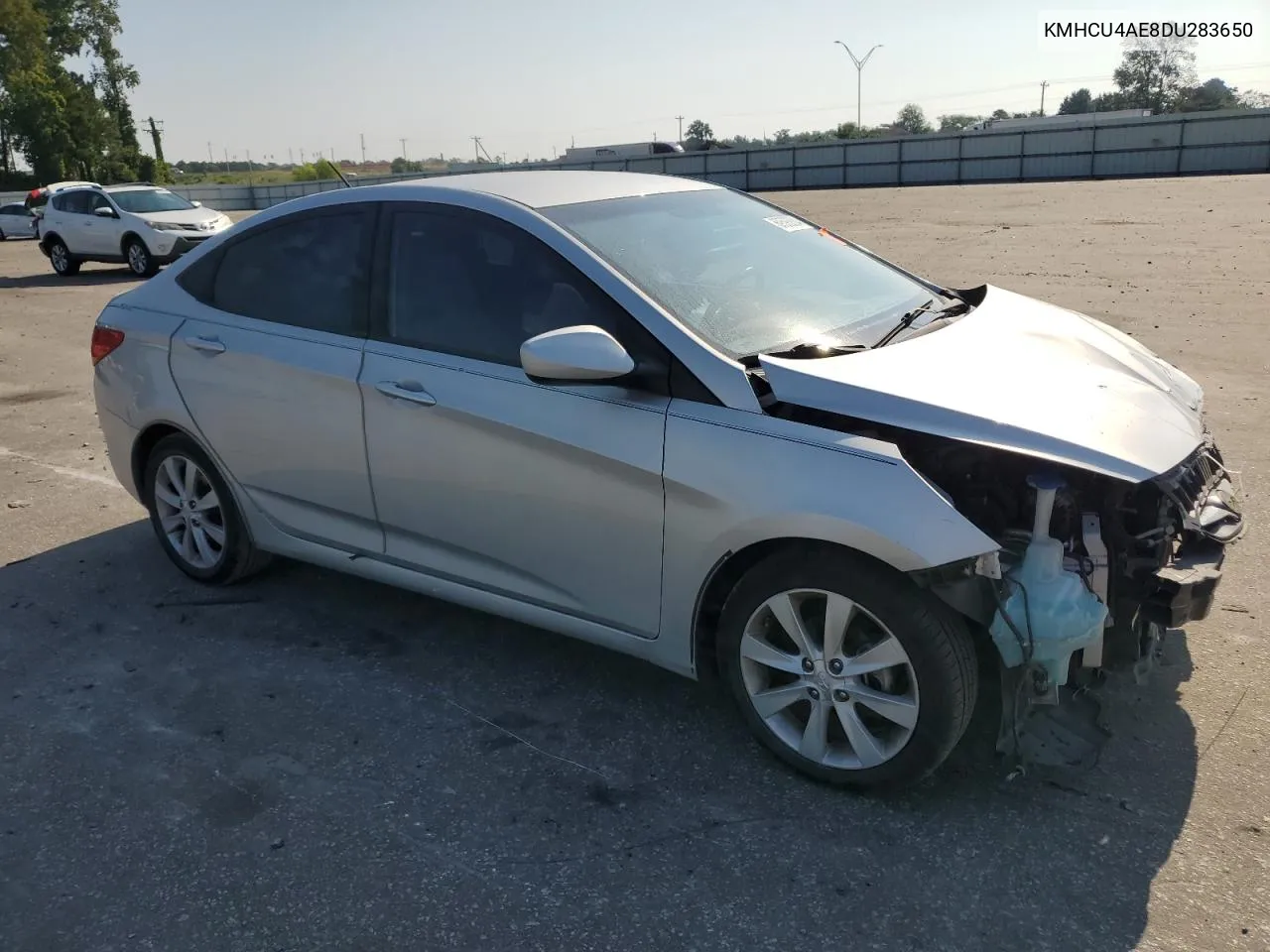 2013 Hyundai Accent Gls VIN: KMHCU4AE8DU283650 Lot: 69593804