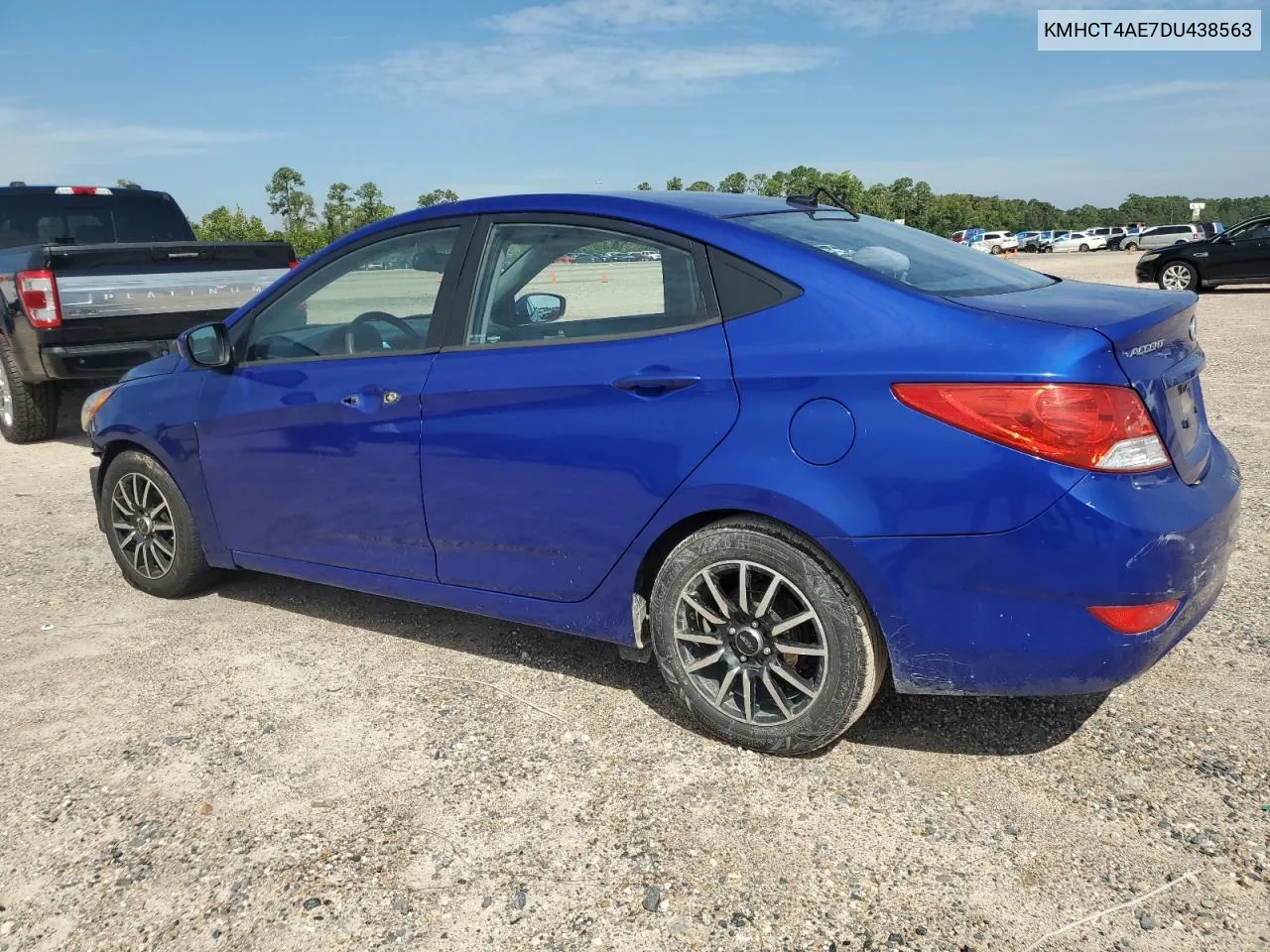 2013 Hyundai Accent Gls VIN: KMHCT4AE7DU438563 Lot: 69798244