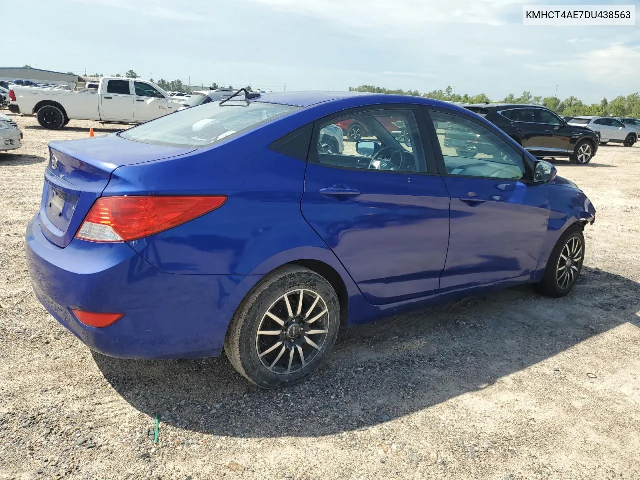 2013 Hyundai Accent Gls VIN: KMHCT4AE7DU438563 Lot: 69798244