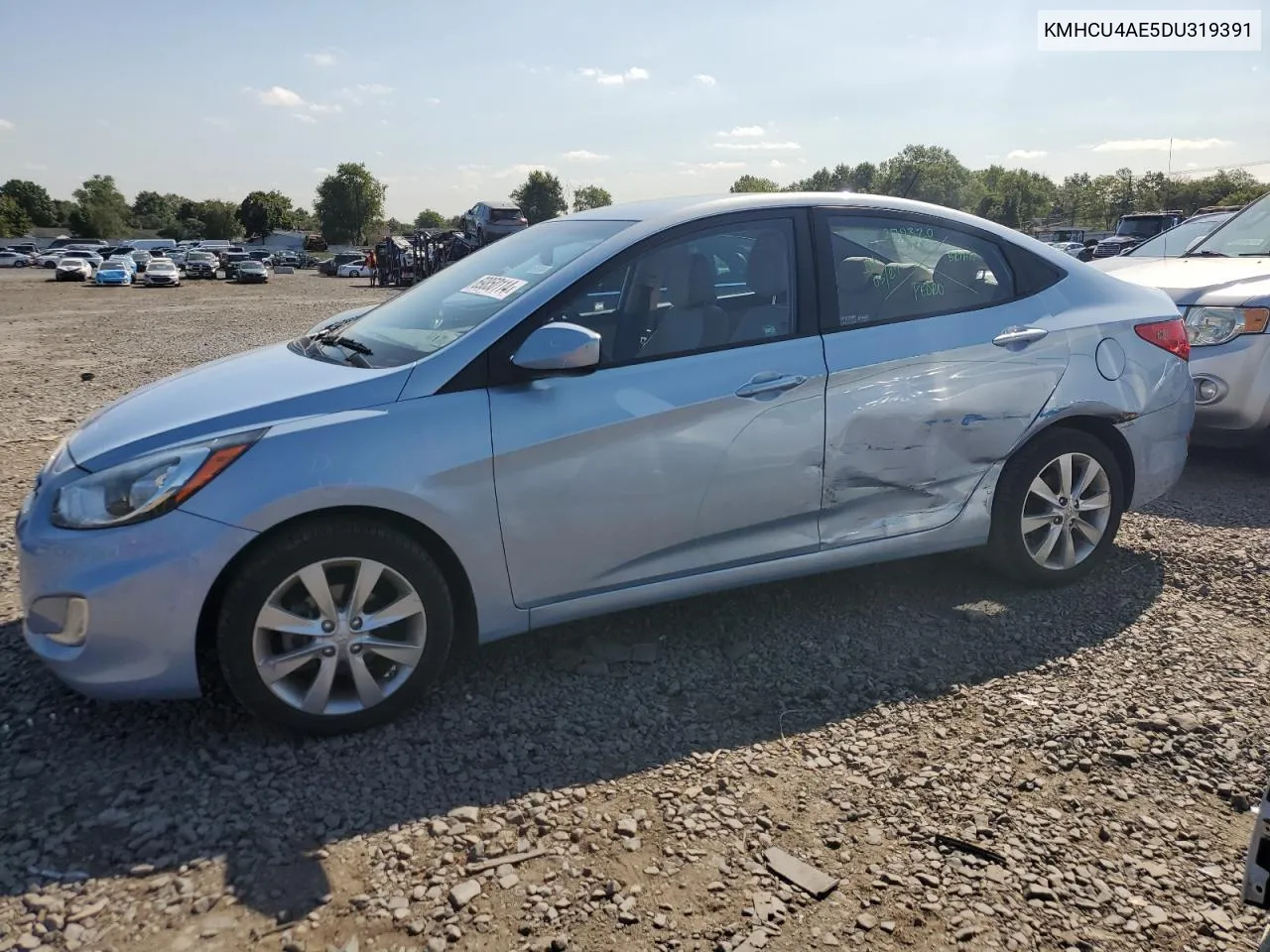 2013 Hyundai Accent Gls VIN: KMHCU4AE5DU319391 Lot: 69850114