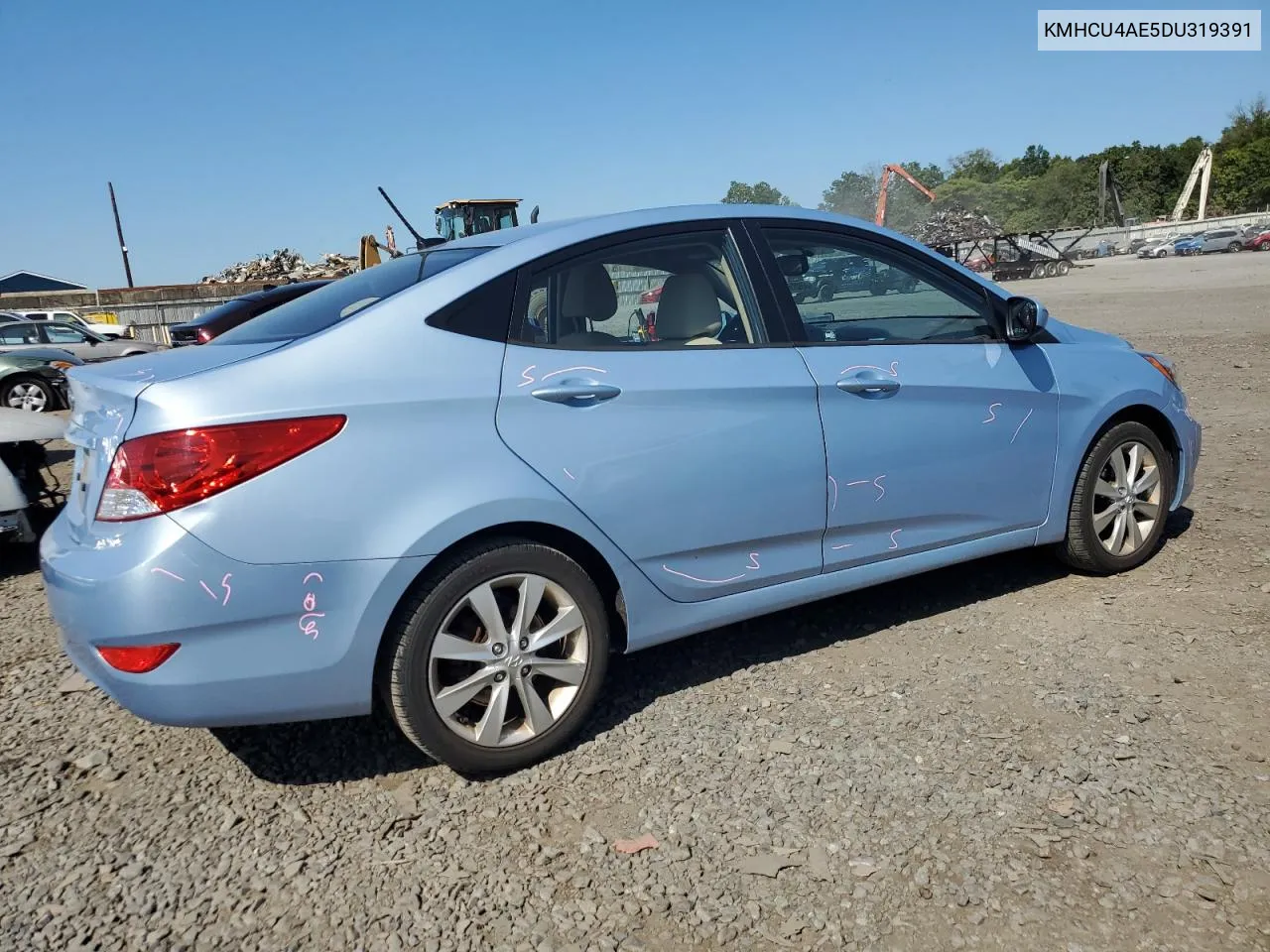 2013 Hyundai Accent Gls VIN: KMHCU4AE5DU319391 Lot: 69850114