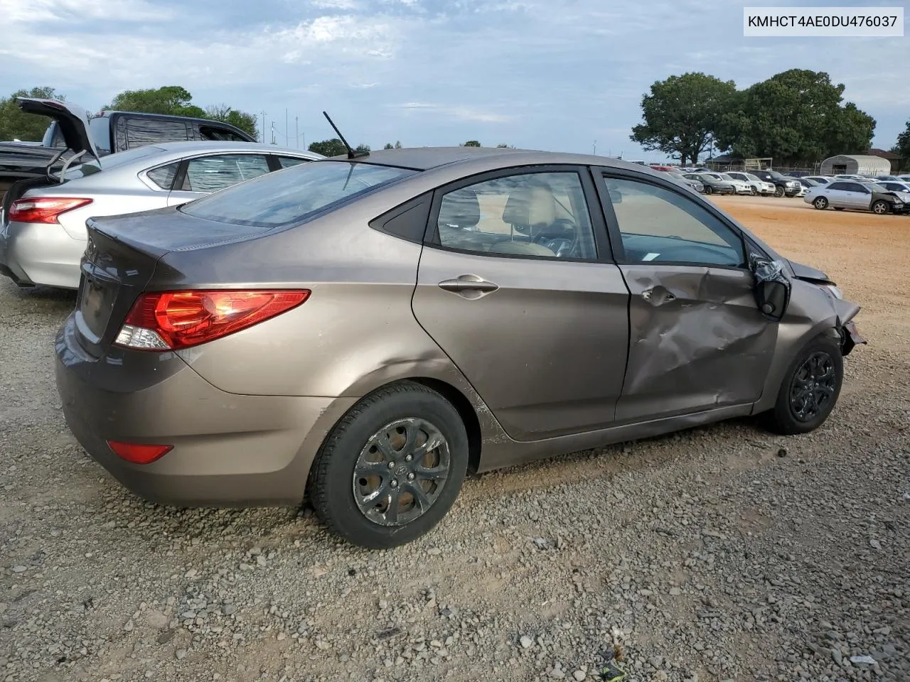 2013 Hyundai Accent Gls VIN: KMHCT4AE0DU476037 Lot: 69961434