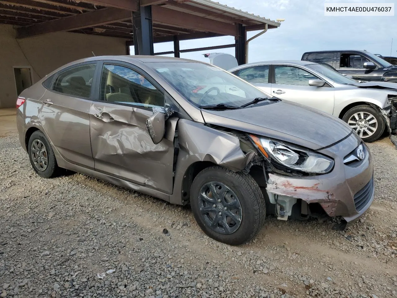 2013 Hyundai Accent Gls VIN: KMHCT4AE0DU476037 Lot: 69961434