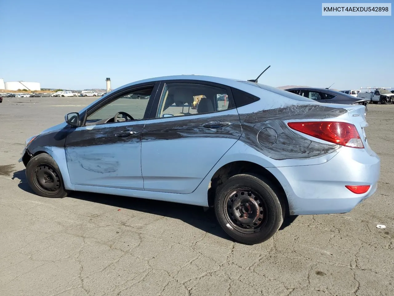 KMHCT4AEXDU542898 2013 Hyundai Accent Gls