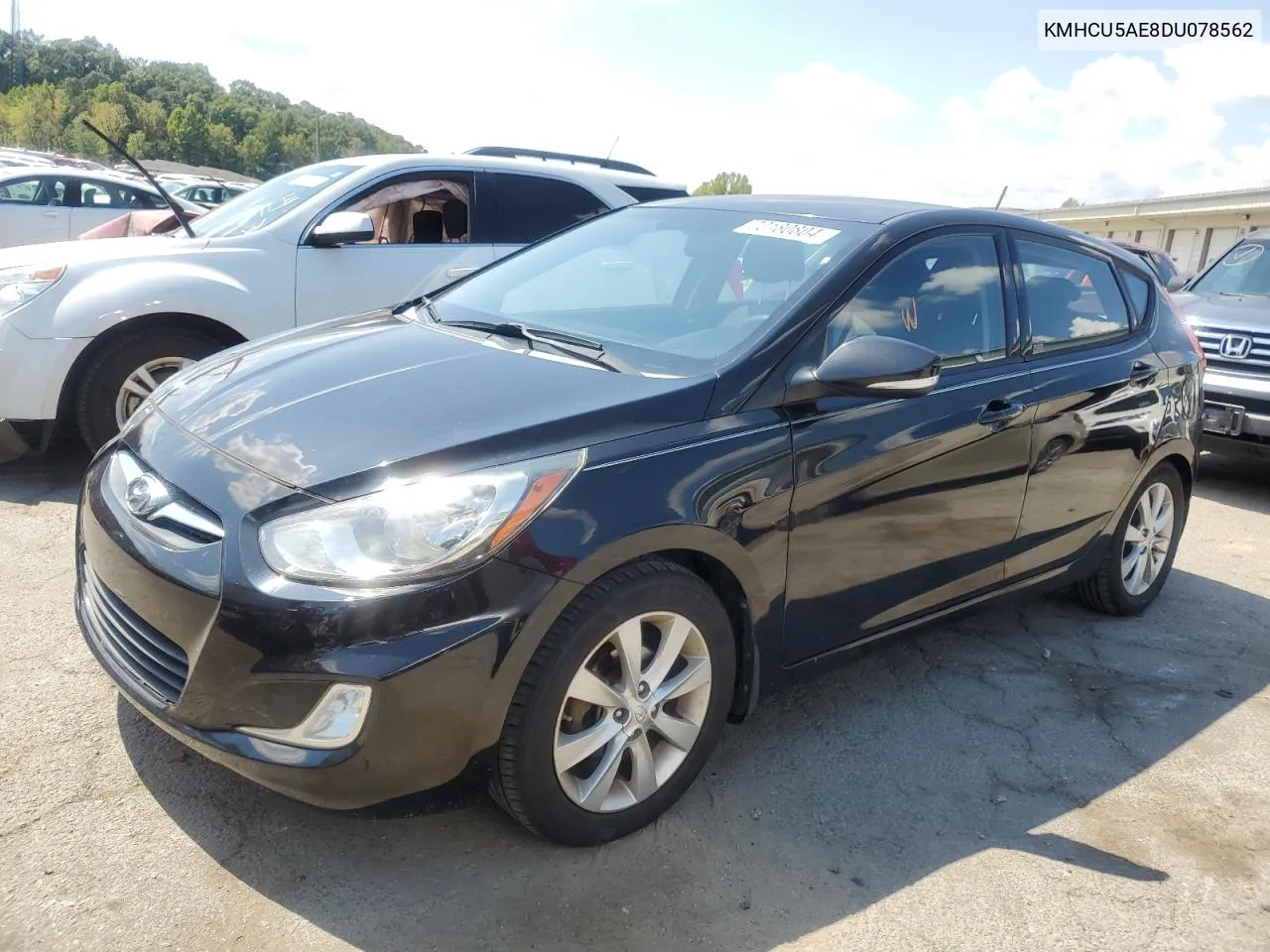 2013 Hyundai Accent Gls VIN: KMHCU5AE8DU078562 Lot: 70180804