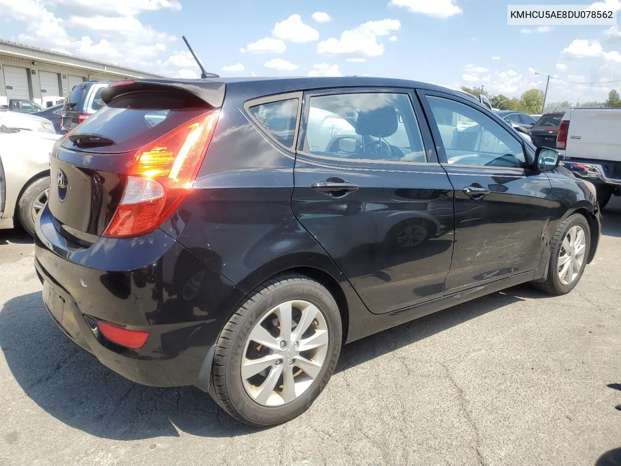 2013 Hyundai Accent Gls VIN: KMHCU5AE8DU078562 Lot: 70180804