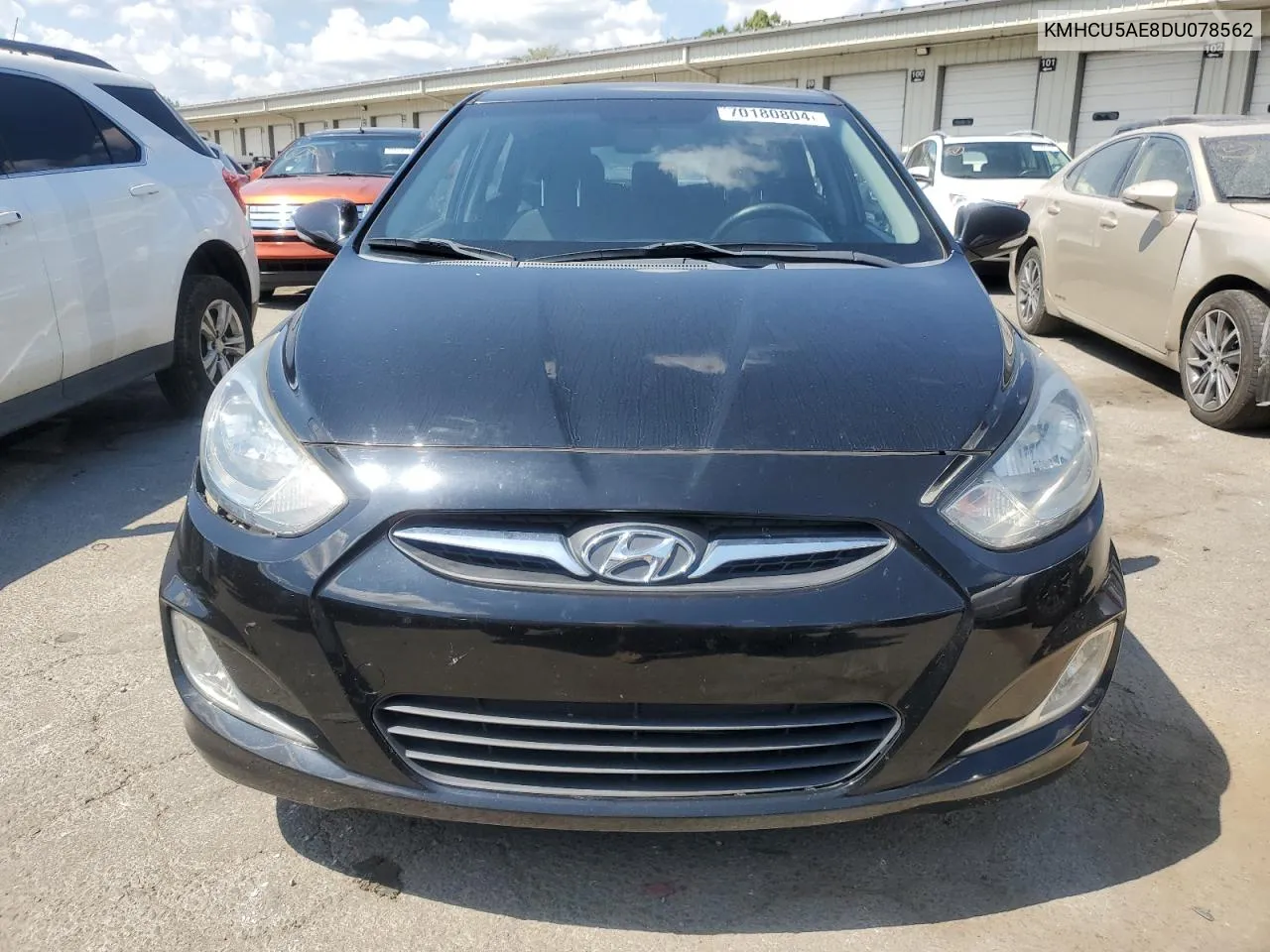 2013 Hyundai Accent Gls VIN: KMHCU5AE8DU078562 Lot: 70180804