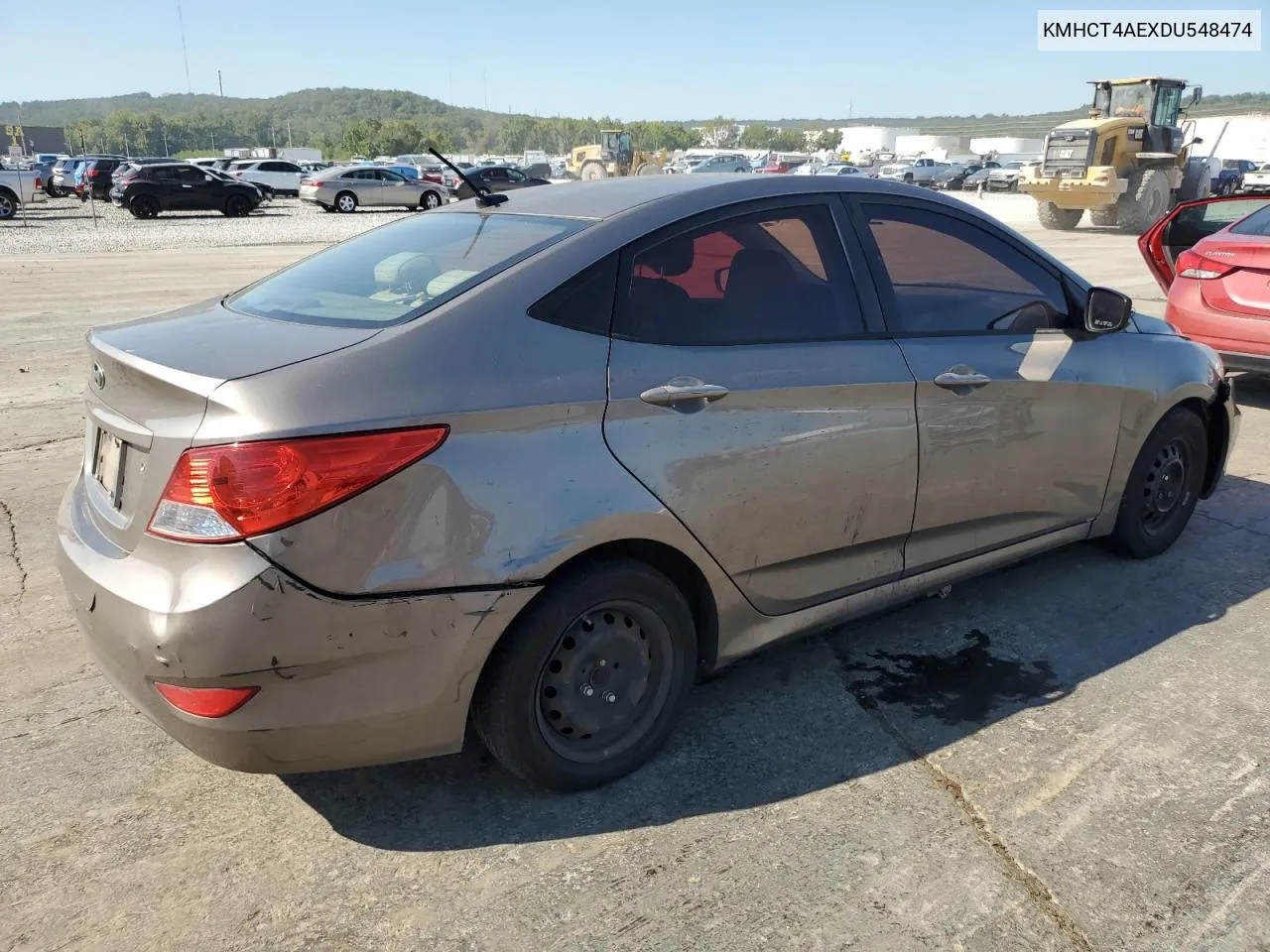 2013 Hyundai Accent Gls VIN: KMHCT4AEXDU548474 Lot: 70386714