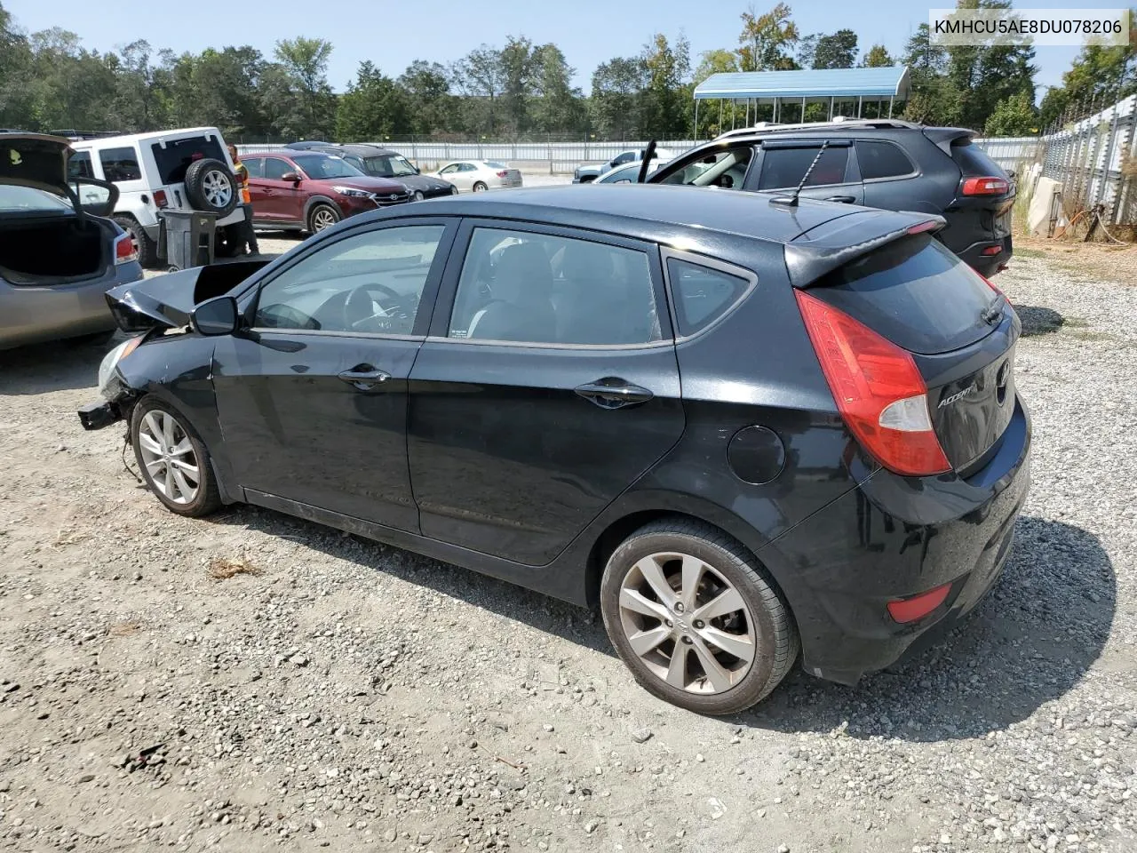 2013 Hyundai Accent Gls VIN: KMHCU5AE8DU078206 Lot: 70471384